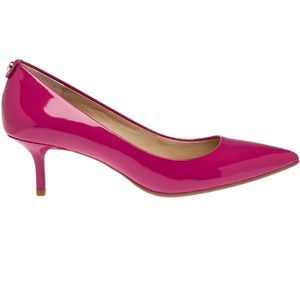 Michael Kors Fuschia Patent Kitten Heels